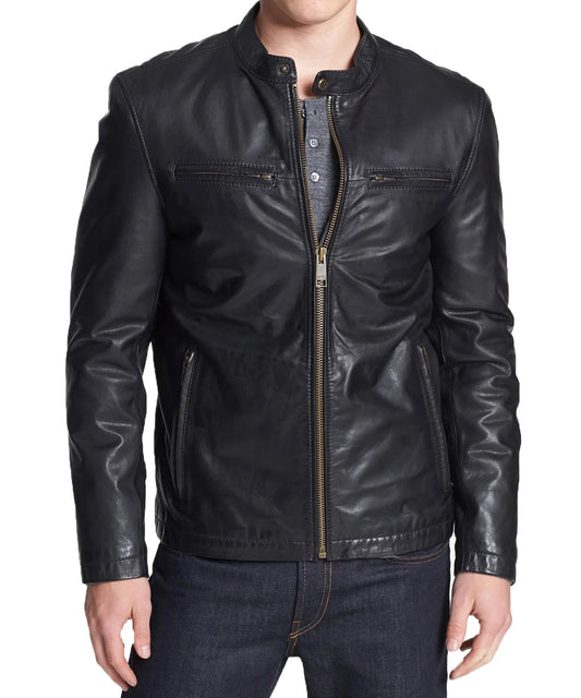 Men's Genuine Leather Jacket MJ 95