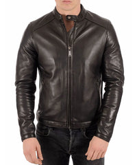Men's Genuine Leather Jacket MJ 98