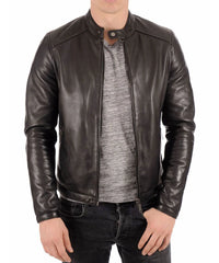 Men's Genuine Leather Jacket MJ 98
