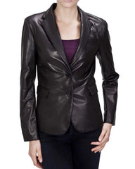 Women’s Genuine Leather Blazer WB 01