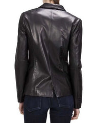 Women’s Genuine Leather Blazer WB 01