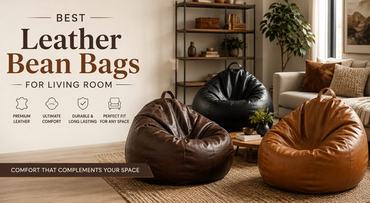 Best Leather Bean Bags for Living Room – Comfort Meets Luxury