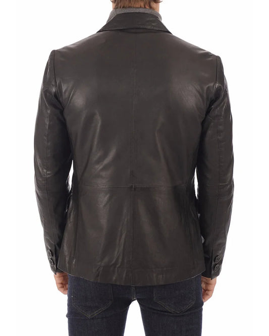 Men’s Genuine Leather Blazer MB 01
