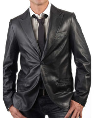 Men’s Genuine Leather Blazer MB 04