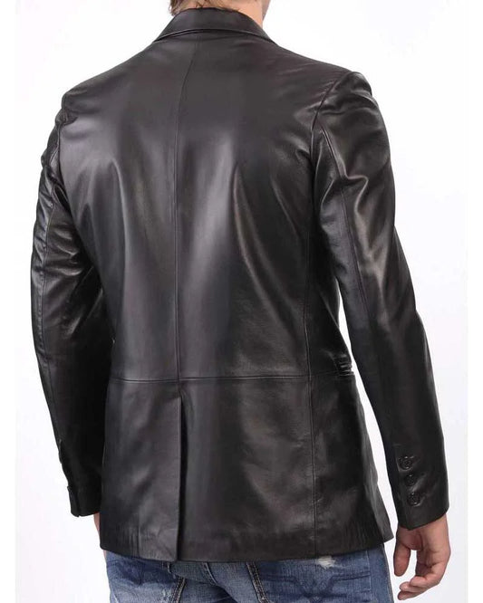 Men’s Genuine Leather Blazer MB 04