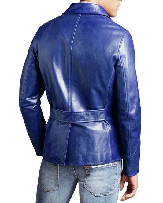 Men’s Genuine Leather Blazer MB 07
