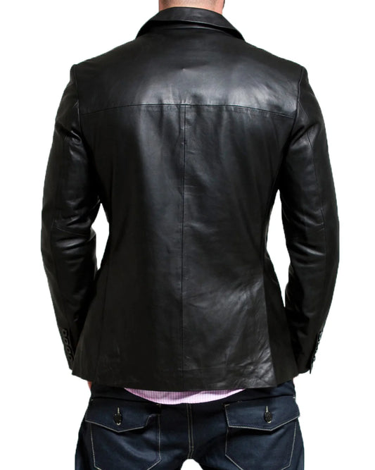 Men’s Genuine Leather Blazer MB 12