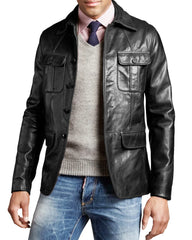 Men’s Genuine Leather Blazer MB 13