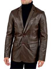 Men’s Genuine Leather Blazer MB 14