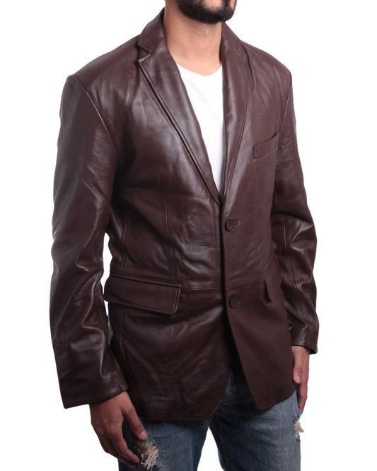 Men’s Genuine Leather Blazer MB 15