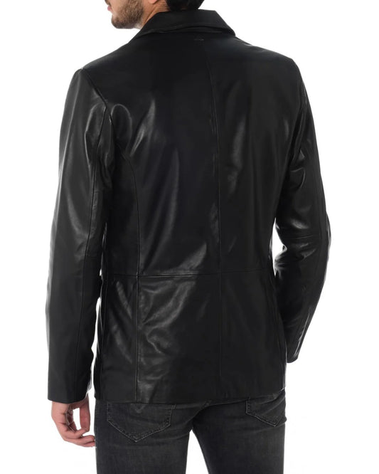 Men’s Genuine Leather Blazer MB 18