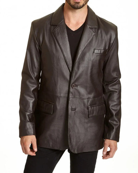 Men’s Genuine Leather Blazer MB 21
