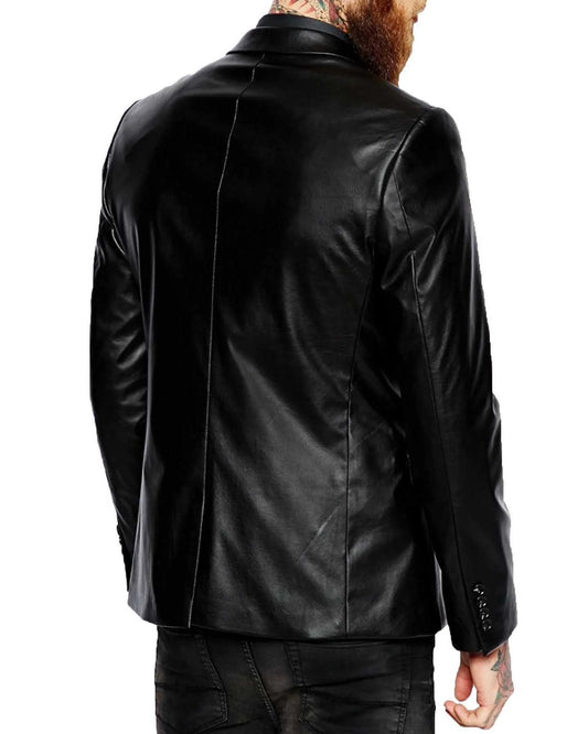Men’s Genuine Leather Blazer MB 22