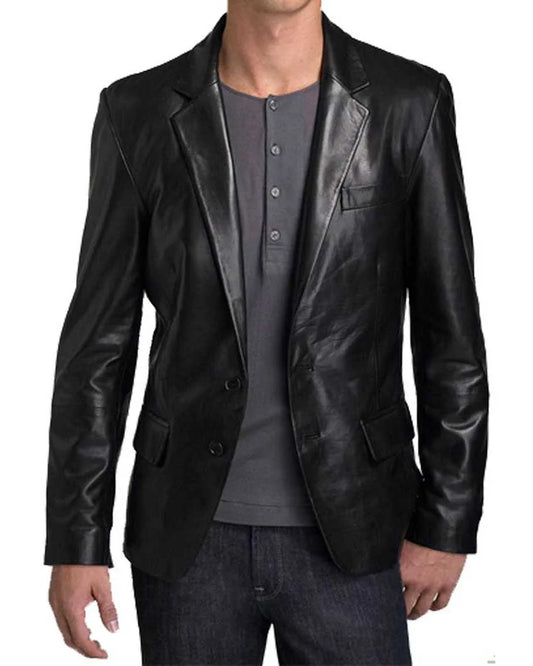 Men’s Genuine Leather Blazer MB 26