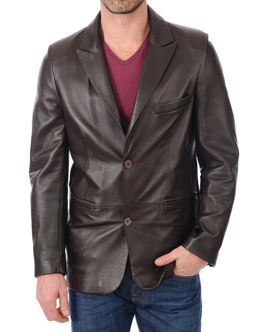 Men’s Genuine Leather Blazer MB 30