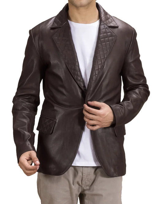 Men’s Genuine Leather Blazer MB 31
