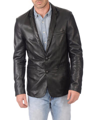 Men’s Genuine Leather Blazer MB 34