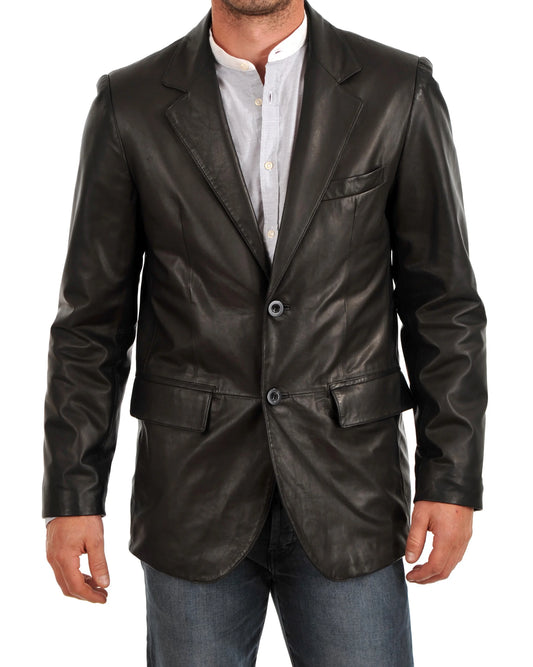 Men’s Genuine Leather Blazer MB 36