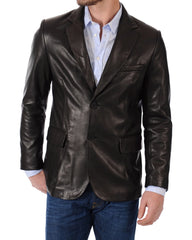 Men’s Genuine Leather Blazer MB 37
