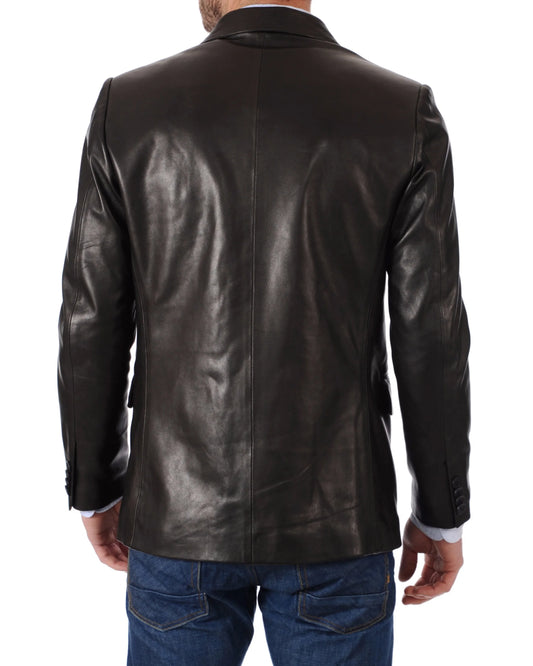 Men’s Genuine Leather Blazer MB 37