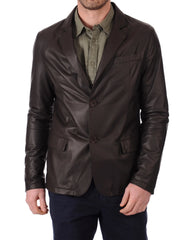 Men’s Genuine Leather Blazer MB 38