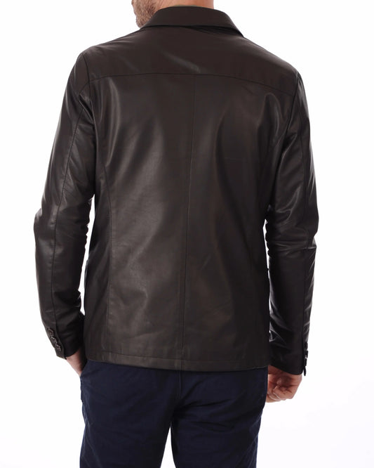 Men’s Genuine Leather Blazer MB 38