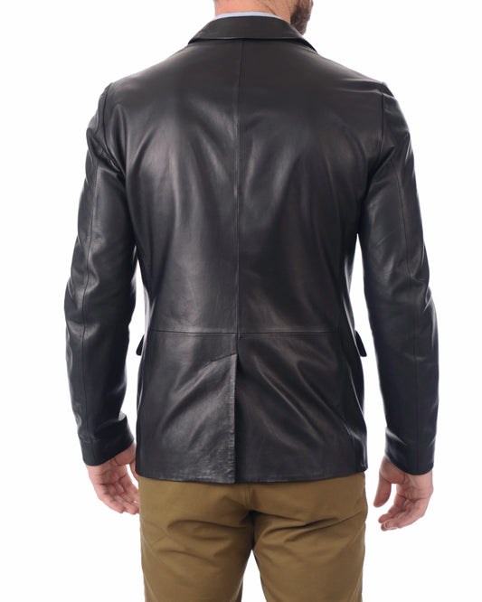 Men’s Genuine Leather Blazer MB 39