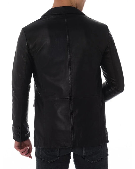 Men’s Genuine Leather Blazer MB 43