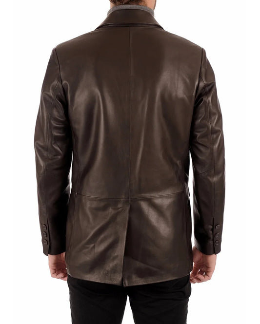 Men’s Genuine Leather Blazer MB 44
