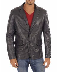 Men’s Genuine Leather Blazer MB 47