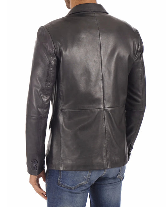 Men’s Genuine Leather Blazer MB 47