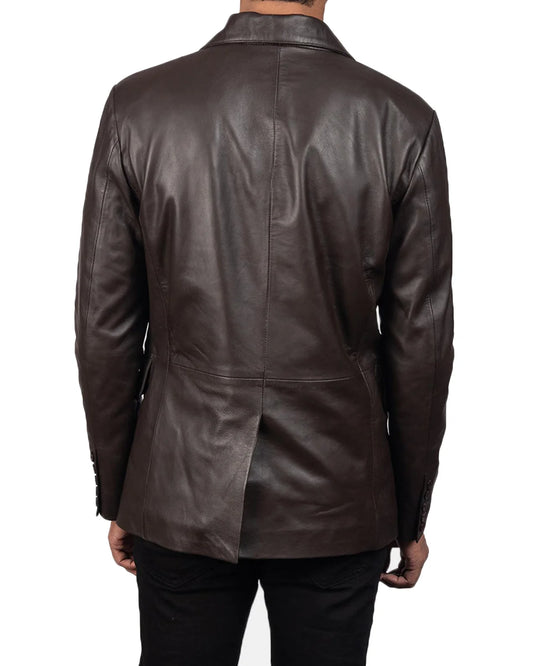 Men’s Genuine Leather Blazer MB 49