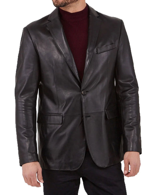 Men’s Genuine Leather Blazer MB 51