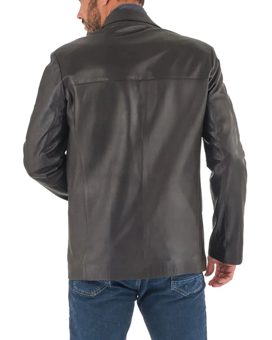 Men’s Genuine Leather Blazer MB 54