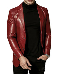 Men’s Genuine Leather Blazer MB 55