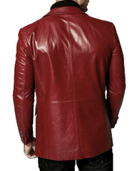 Men’s Genuine Leather Blazer MB 55