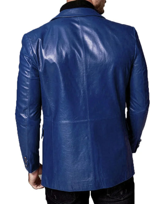 Men’s Genuine Leather Blazer MB 56
