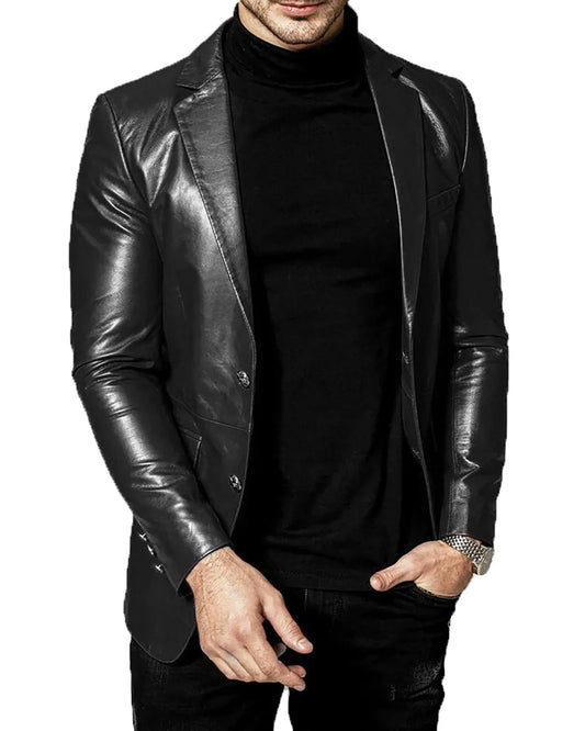 Men’s Genuine Leather Blazer MB 57