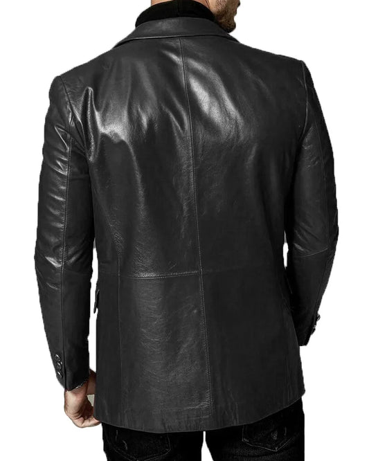 Men’s Genuine Leather Blazer MB 57