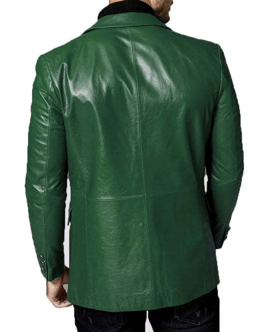 Men’s Genuine Leather Blazer MB 58