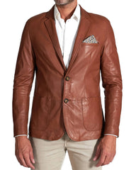 Men’s Genuine Leather Blazer MB 60
