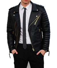 Men's Genuine Leather Jacket MJ 01