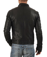 Men's Genuine Leather Jacket MJ 02
