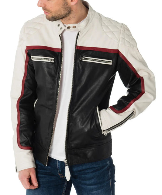 Men's Genuine Leather Jacket MJ 03