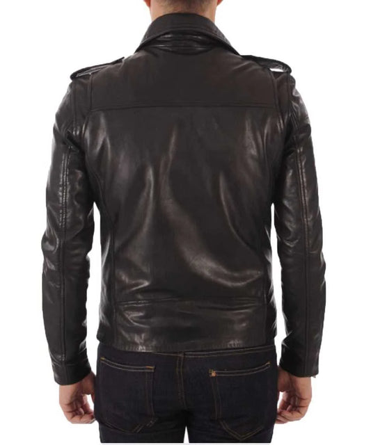 Men's Genuine Leather Jacket MJ 06