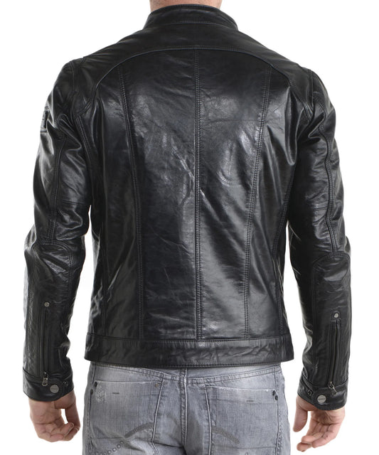 Men's Genuine Leather Jacket MJ 07