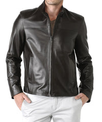 Men's Genuine Leather Jacket MJ 08