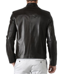Men's Genuine Leather Jacket MJ 08
