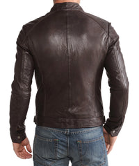 Men's Genuine Leather Jacket MJ 09