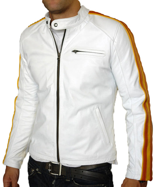 Men's Genuine Leather Jacket MJ 106